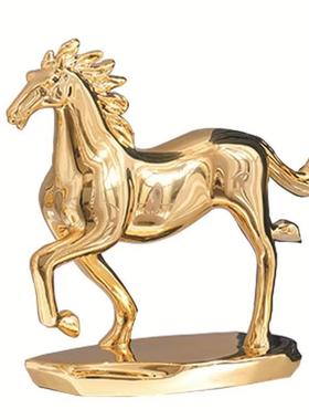 成轻奢马到功创马摆面件桌工艺品办公室酒意柜装饰摆件家居DC8888