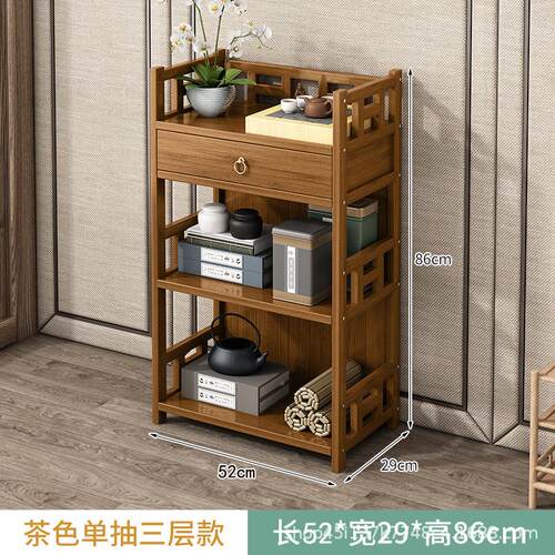 厅茶具架架叶展示柜小型博客古茶室57760茶架子置物架多层茶叶收