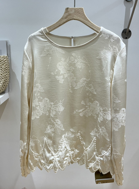 馨26年早春女装新中式国风提花上衣小衫YS1-TDC-0798