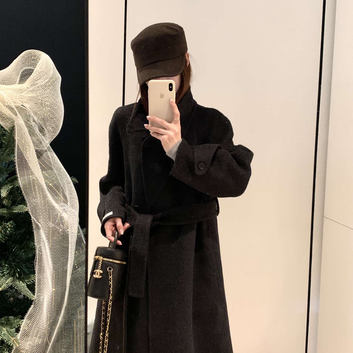 馨菲扣～廓型藏肉又有气场羊毛外套(配腰绳)（含100羊毛）111505W,女装/女士精品,羽绒服,淘宝优惠券,粉丝福利购,淘宝优惠卷