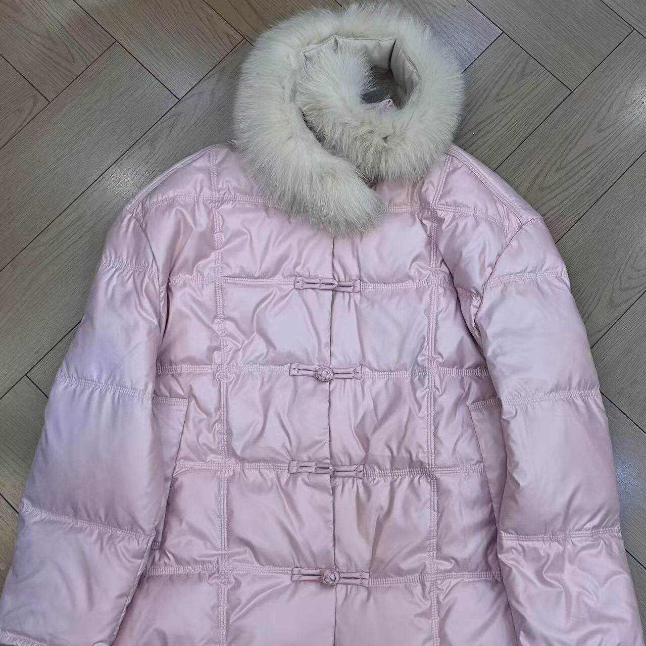 馨菲家质盘扣百搭保暖羽绒服外套(配毛领狐狸毛真毛可拆卸)37712,女装/女士精品,羽绒服,淘宝优惠券,粉丝福利购,淘宝优惠卷