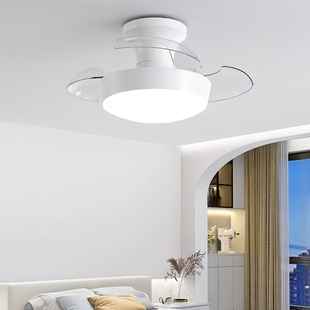 吸顶卧室隐形风扇灯2025新款家用扇吊灯餐厅客厅吊扇灯低楼层电风