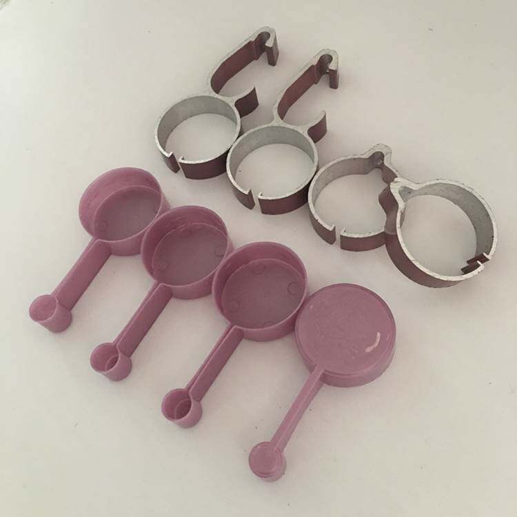 凉衣架杆子吊球堵头管箍晒衣杆耳朵升降晾衣架管帽堵头吊球环支架