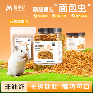 悦小萌仓鼠面包虫互动奖励零食金丝熊花枝鼠专用粮食营养食物饲料