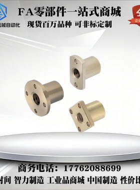 替代米si米T形梯形丝杆丝杠铜螺帽MTSFR MTSFL MTSNL8 10 12 14