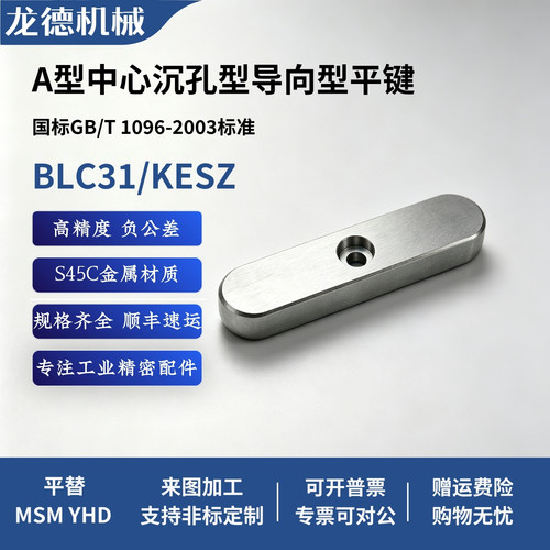 A型中间沉孔导向平键BLC31/KESZ