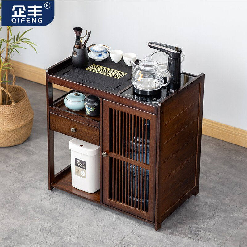 企丰新中式移动茶台茶车家用茶水柜非实木小茶桌茶几功夫茶具套装属于什么档次？