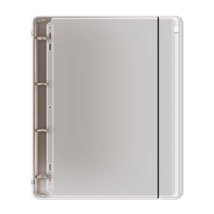 家庭证件收纳册加厚PVC活页收纳袋A4多格内页袋防水户口本文件袋30孔资料袋