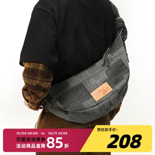 吉考斯工业套马纳福牛仔斜挎包单肩休闲托特包户外运动通勤饺子包