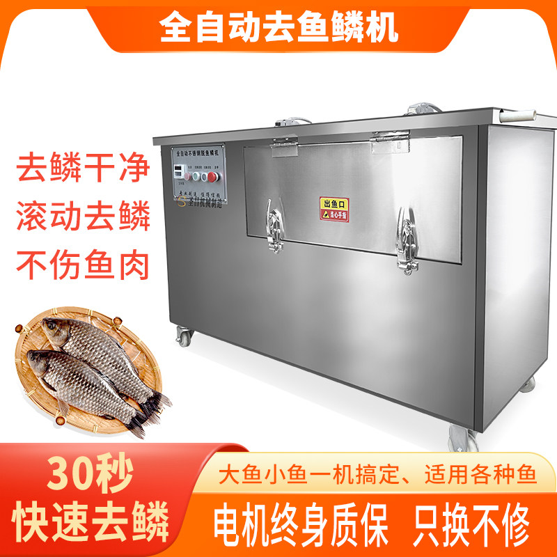 全自动去鱼鳞机电动刮鱼鳞机大型杀鱼机打鳞机商用不锈钢去鱼鳞机