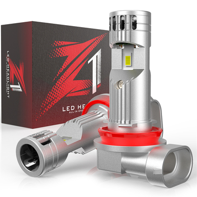 LED直插H11/9005带风扇大功率200W 远近光原装位汽车大灯12-24V