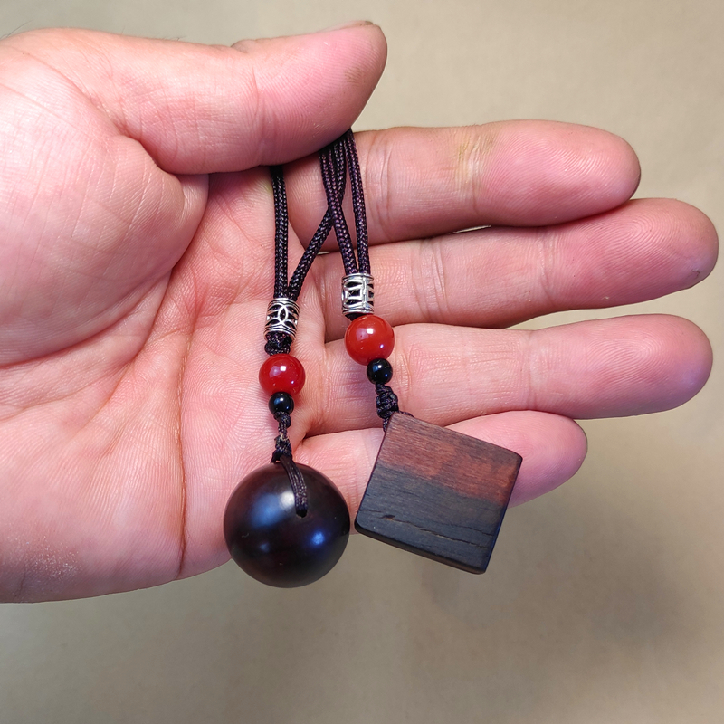 正宗雷击枣木雷纹吊坠防惊吓挂件