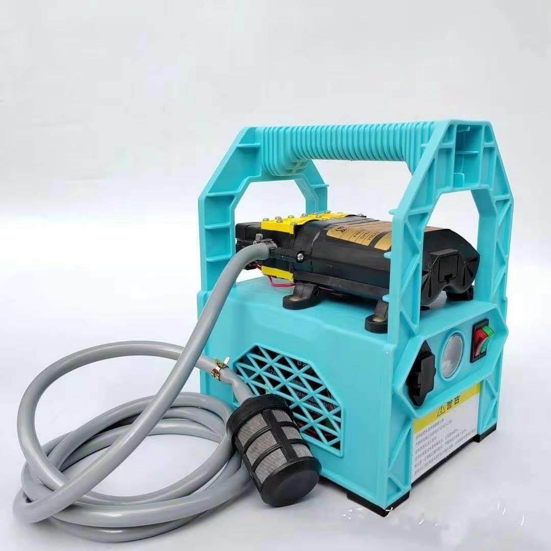 鲁博士双核水泵12v隔膜泵大功率关枪自停洗瓶器电动吸水洗车电机