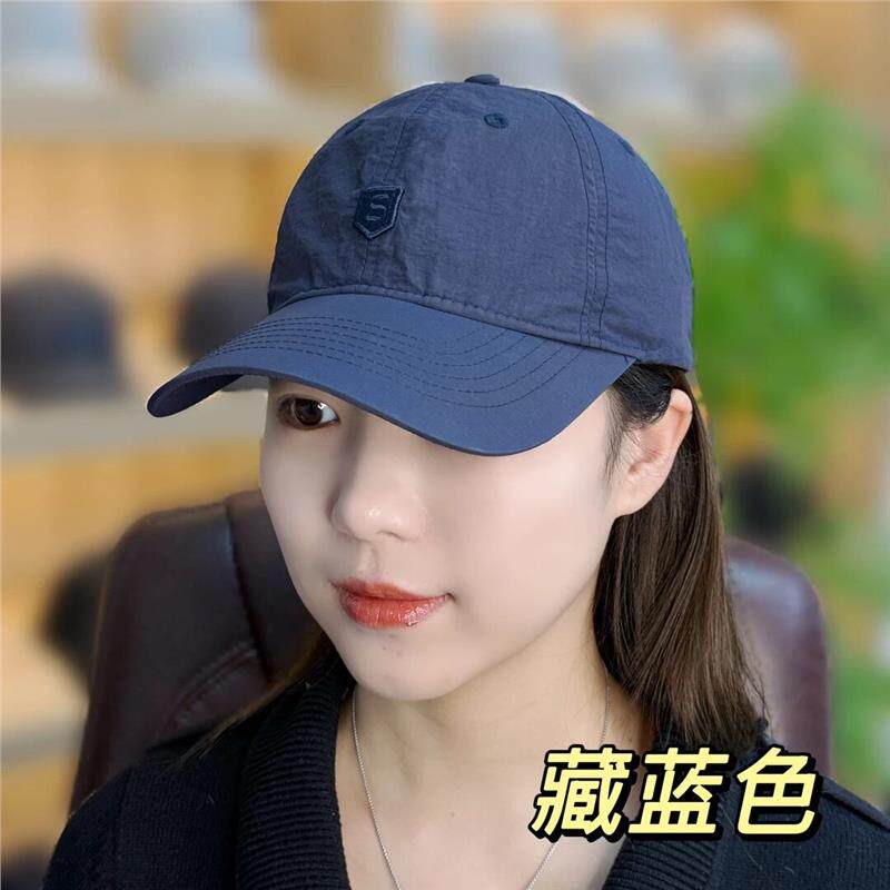 2025新款速干帽子全打孔时尚休闲帽子百搭透气夏天鸭舌帽速干