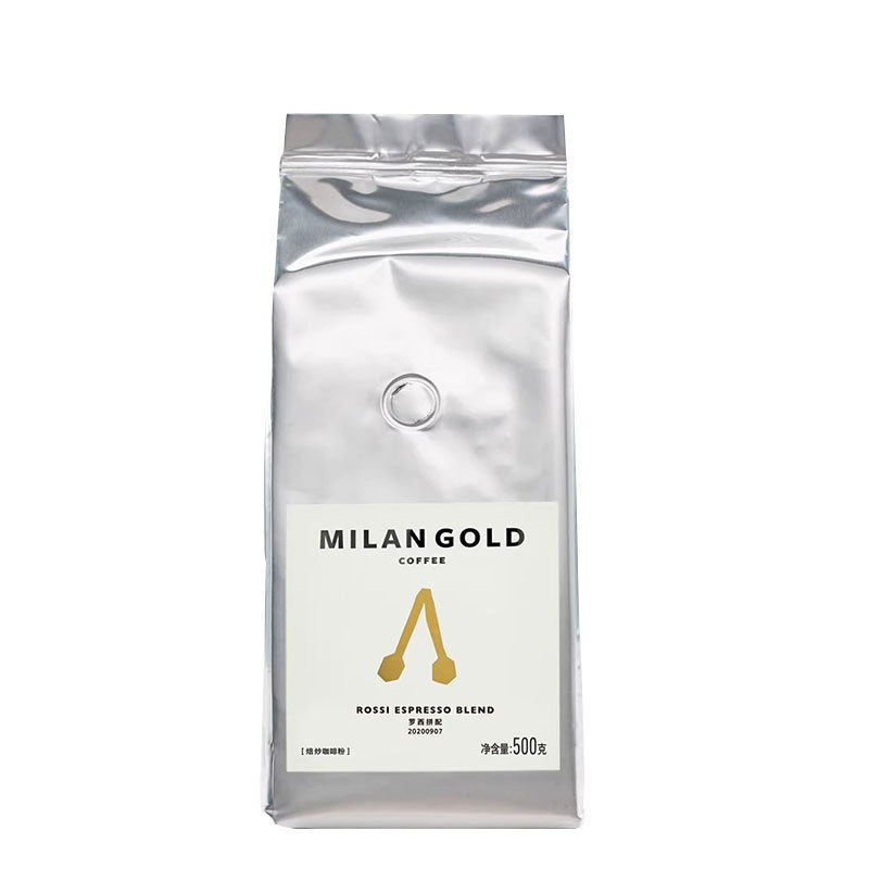 MilanGold金米兰 袋装研磨咖啡机方便运动罗西拼配咖啡粉500g/袋