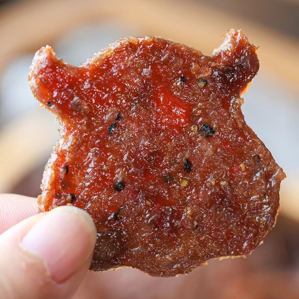 炭烤牛肉脯黑椒手撕牛肉干独立小包装高蛋白休闲解馋零食
