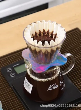 逆光OREA英国滤杯蛋糕纸原版V60非V3185号滴滤式手冲咖啡滤杯树脂