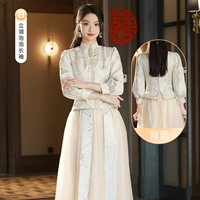 Длинный, цвета шампанского, средней длины