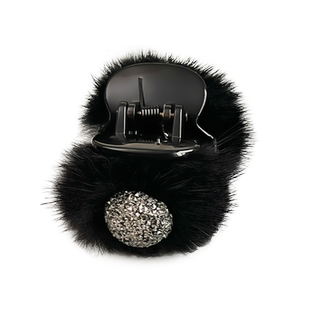 水貂毛南瓜抓毛毛抓夹高马尾高颅顶神器发夹头饰后脑勺鲨鱼夹夹子