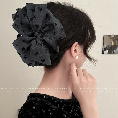 抓夹简约高级感超大号