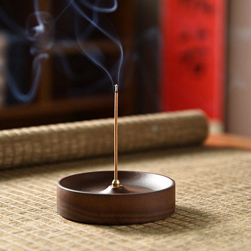 北美黑胡桃木香插线香整块实木茶道香炉中式底座沉香盘托家用茶室,家居饰品,香托/香盘/香座/香插,淘宝优惠券,粉丝福利购,淘宝优惠卷