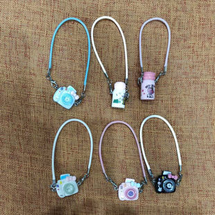 娃娃屋dollhouse迷你挂件模型卡通小相机蝴蝶结挂脖配饰公仔配饰