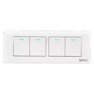 一开双开二开三四五六七八开双控双联单控开关家用118型暗装面板