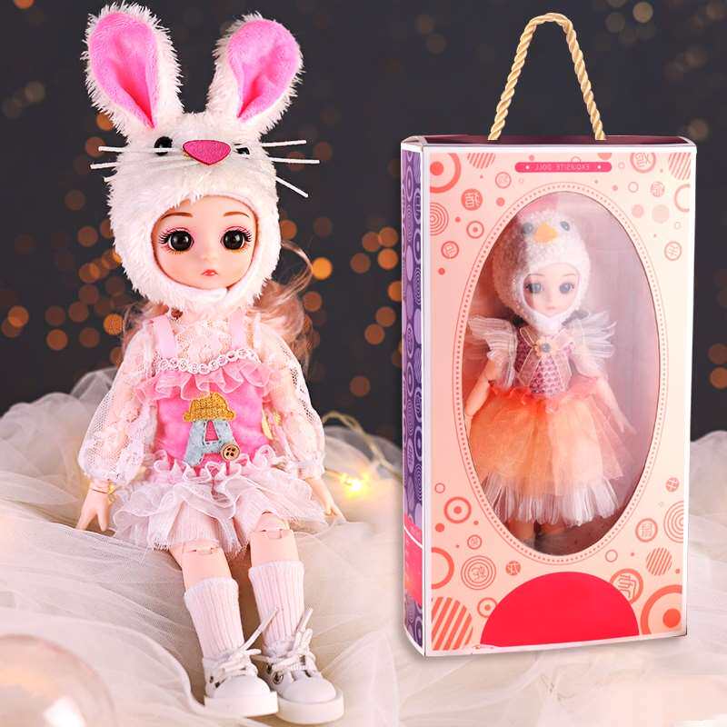 女童生日礼物洋娃娃公主套装玩具礼盒三四5儿童3一7一9岁女孩宝宝