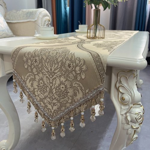 欧式桌旗轻奢高端美式简约茶几餐桌电视柜现代床旗定制盖巾