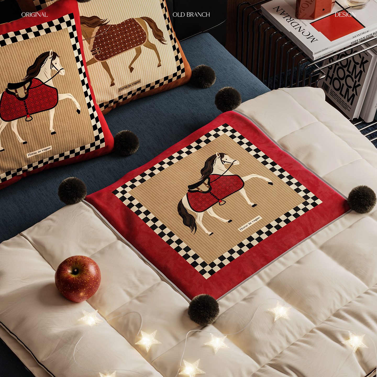 马格里特2026马年新年礼物红色抱枕被子两用二合一毯子车载午睡毯,居家布艺,抱枕被,淘宝优惠券,粉丝福利购,淘宝优惠卷