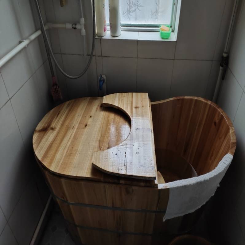 泡澡木桶沐浴桶洗澡家用浴盆美容美容院全身木盆小户型酒店两用