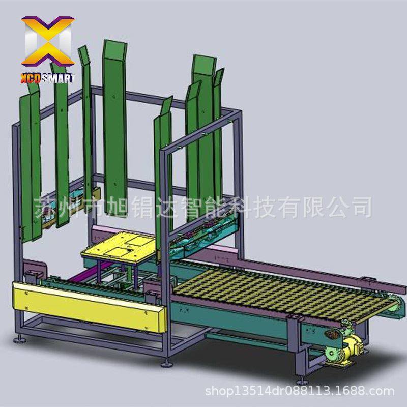 流水作业配套自动拆盘机厂家非标栈板暂存全自动智能供栈机