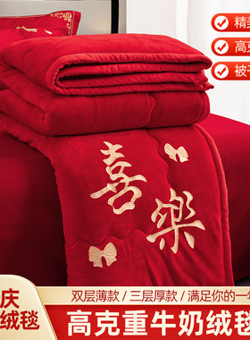 梦菲凡四季款牛奶绒毛毯