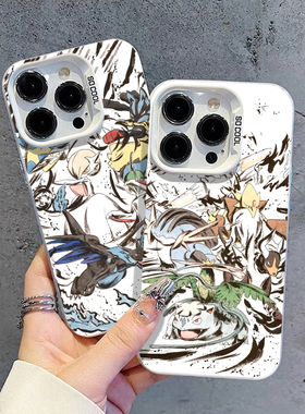 Mega宝可梦手机壳适用小米15动漫14ultra新款13pro/12/11红米k80k70E/k60至尊版k50k40s/k90/note17/turbo4/3