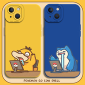 牛马宝可梦手机壳适用苹果17神奇宝贝iphone16promax趣味15plus可达鸭13mini打工人14搞怪12