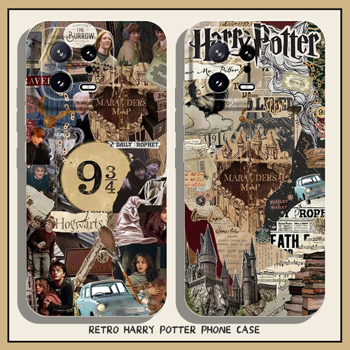 适用小米红米手机壳复古哈利波特