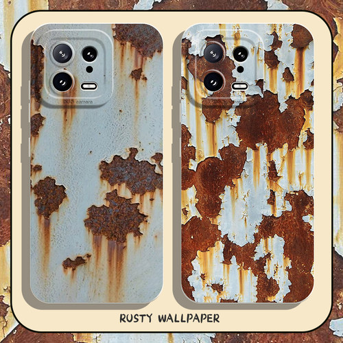 适用小米红米手机壳锈迹斑斑