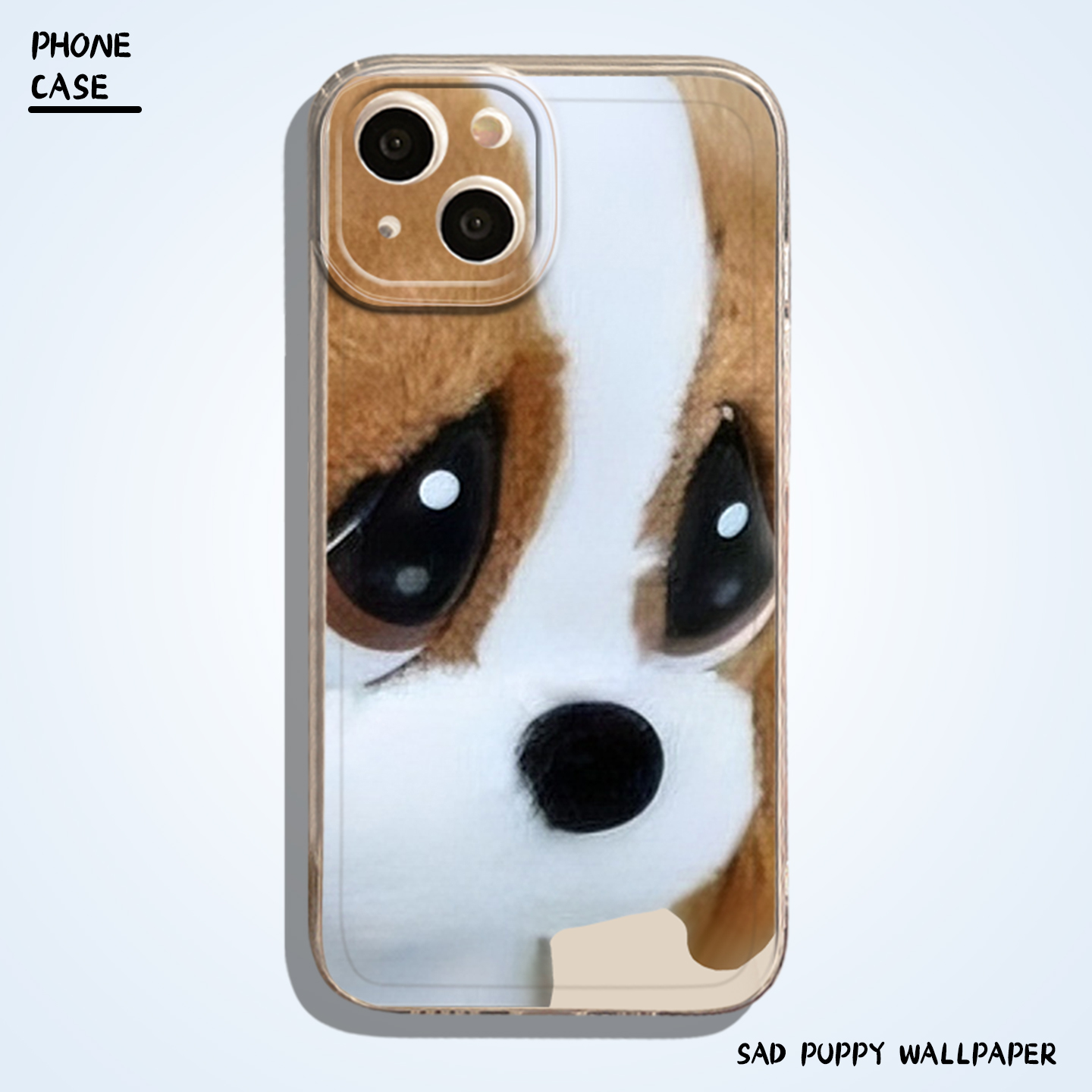 适用华为手机壳委屈小狗