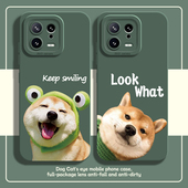 12红米k80k70可爱k60至尊版 适用小米17promax 15ultra手机壳14柴犬13新款 k50绿色k40s情侣k90狗狗note11小狗9