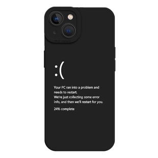 打工人蓝屏手机壳适用小米17promax/15ultra趣味14搞怪13上班12红米k80k70E/k60至尊版k50/k40s/k90/note11/9