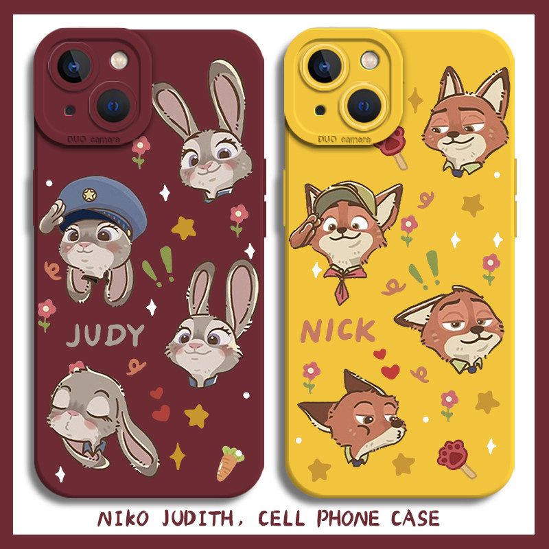 尼克朱迪手机壳适用苹果15promax情侣iPhone16狐狸13mini疯狂动物城14兔子x卡通12任意机型8plus/7p/11/xr/xs,3C数码配件,手机保护套/壳,淘宝优惠券,粉丝福利购,淘宝优惠卷