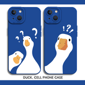 11s 问号鸭子手机壳适用一加ace5至尊版 6se 12可爱neo10情侣9 r男t 3卡通iqoo13pro趣味2搞怪1 vivo