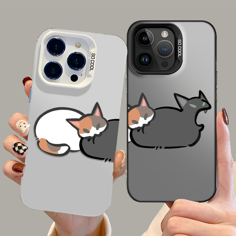 适用华为手机壳猫咪情侣