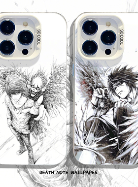 死亡笔记手机壳适用一加ace5新款iqoo15夜神月L动漫周边1+13/12pro/neo10/9/8/7/6se/3/2/11s男r/t/15/6/vivo