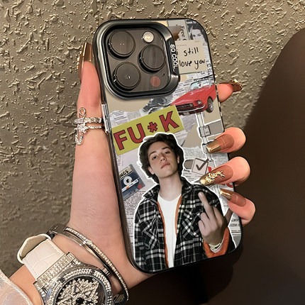 无耻之徒shameless手机壳适用小米15卡尔14ultra竖中指13pro/12/11红米k80k70k60k50k40k90/note17/turbo4男3