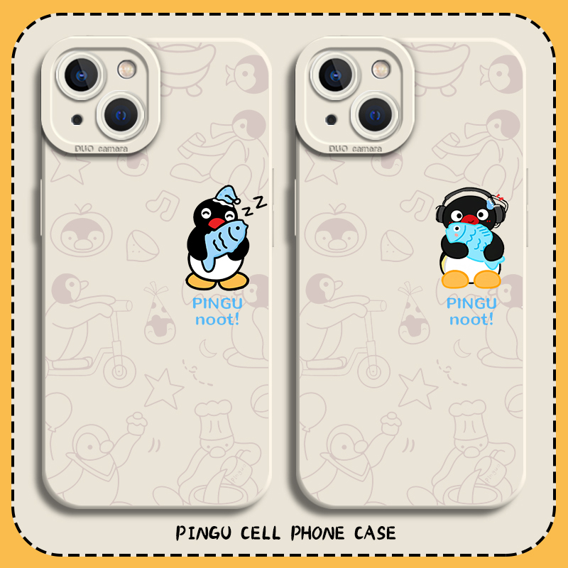 pingu企鹅手机壳卡通可爱
