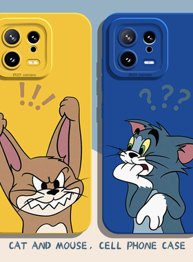 猫和老鼠手机壳适用小米15/14ultra情侣13pro卡通12趣味11红米k80k70E搞怪k60至尊版k50男k40s女k90/note17/9