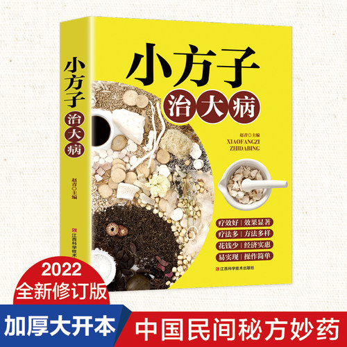 小方子治大病 中医书籍养生偏方大全民间老偏方美容养颜常见病防治 保健食疗偏方秘方大全小偏方老偏方中医健康养生保健疗法