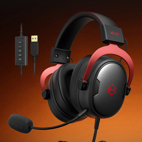 漫步者A5游戏耳机头戴式有线