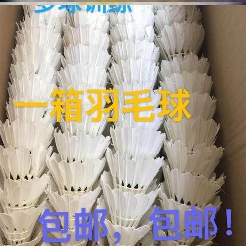二手羽毛球九成新教学培训多球训练球赛前综合练习球专业余精选。